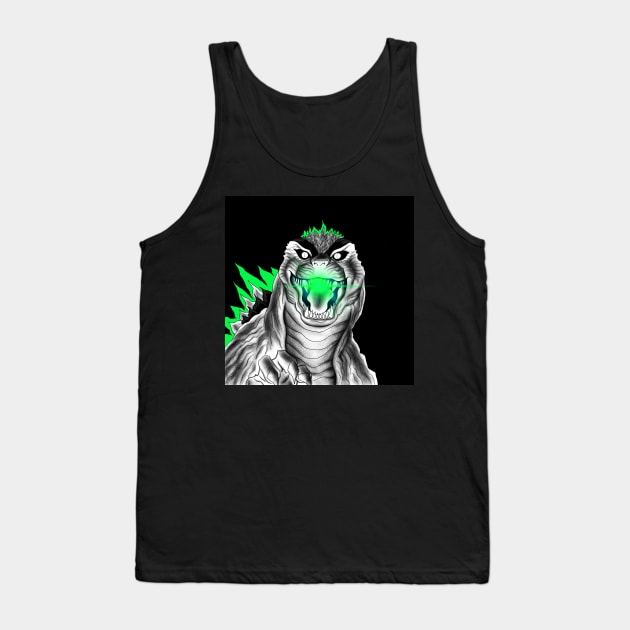 Nuke and godzilla Tank Top by jorge_lebeau